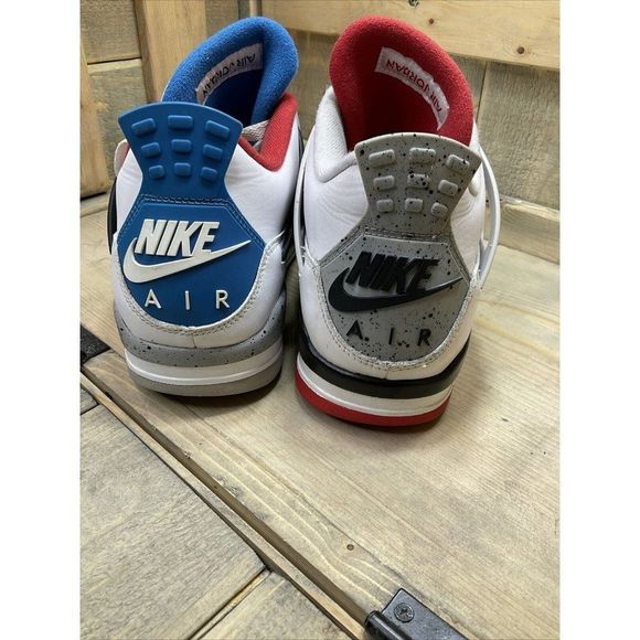 Nike Air Jordan 4 Retro SE What The US10.5 Fire Red Military Cement White 2019 main image 9